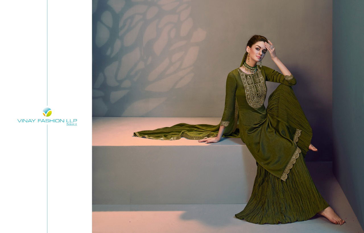 Vinay Tumbaa Roza New Exclusive Wear Georgette Ready Made Suit Collection
